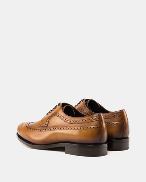 Alex Cognac Calf Longwing Blucher Back