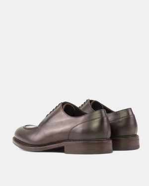 Norwegian Brown Split Toe Derby Shoe - 675