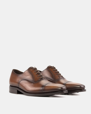 Outlet - Brown Cap Toe Oxford
