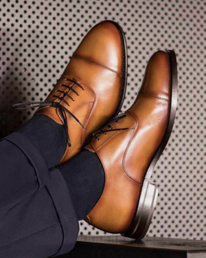 Ricardo Tobacco Calf Cap Toe Oxford
