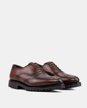 Outlet - Brown Full Brogue Oxford