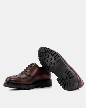 Outlet - Brown Full Brogue Oxford