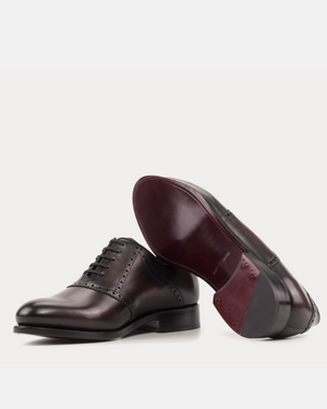 Outlet - Burgundy Saddle Oxford