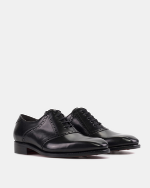 Outlet - Black Calf Saddle Oxford