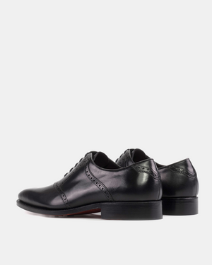 Outlet - Black Calf Saddle Oxford