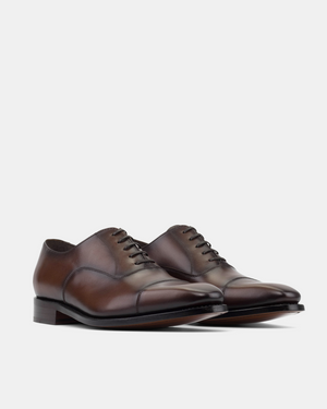 Ashford Brown Cap Toe Oxford - 722