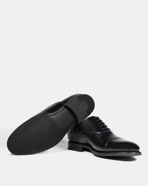 Black Oxford Dress Shoe with Rubber Soles