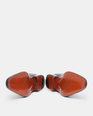 Black Wholecut Oxford Dress Shoe