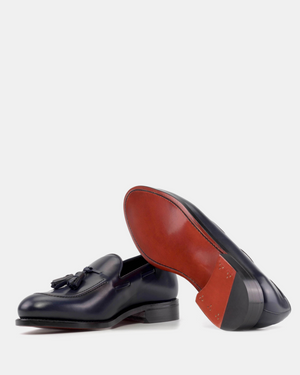 Outlet - Navy Tassel Loafer