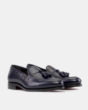 Outlet - Navy Tassel Loafer