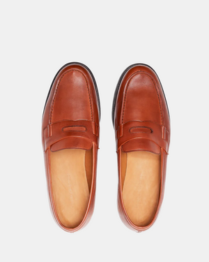 Brown Soft Leather Loafer