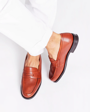 Brown Soft Leather Loafer
