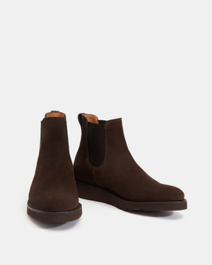 Brown Suede Lightweight Chelsea Boot
