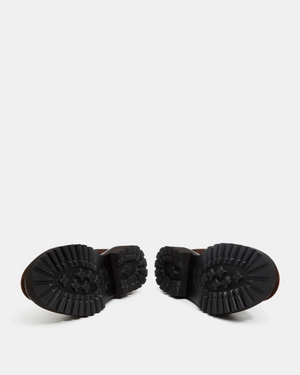 Brown Suede Derby Shoe