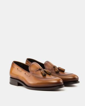 Outlet - Tassel Loafer in Cognac