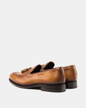 Outlet - Tassel Loafer in Cognac
