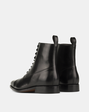 Guillaume Black Calf Balmoral Boot - 722