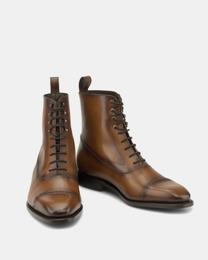 Guillaume Cognac Calf Balmoral Boot - 722