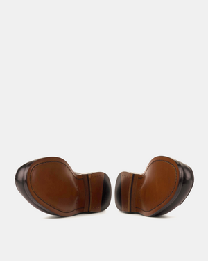 Henry Dark Brown Calf Penny Loafer - 144