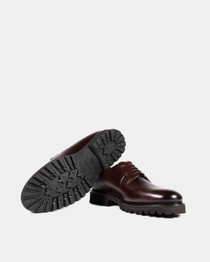 Dark Brown Alcazar Derby Shoe