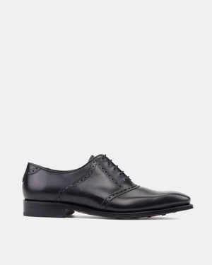 Martin Black Calf Saddle Oxford - 722