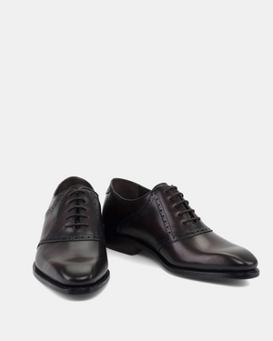 Martin Dark Brown Saddle Oxford - 722