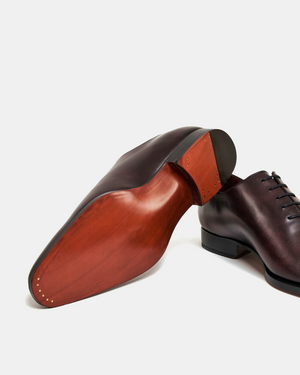 Museum Oxblood Wholecut Oxford Dress Shoe