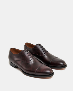 Museum Oxblood Cap Toe Oxford Dress Shoe