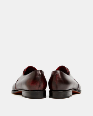 Museum Oxblood Leather Derby Dress Shoe
