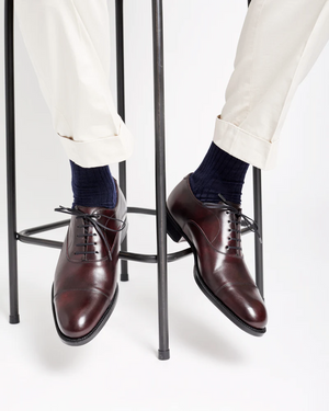 Museum Oxblood Cap Toe Oxford Dress Shoe