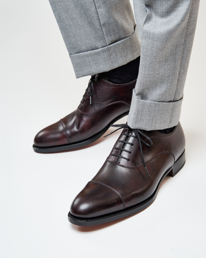 Museum Oxblood Cap Toe Oxford Dress Shoe