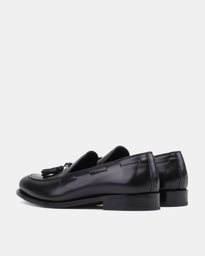 Thomas Black Tassel Loafer - 675