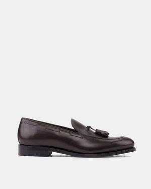 Thomas Dark Brown Tassel Loafer - 675