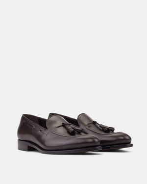 Thomas Dark Brown Tassel Loafer - 675