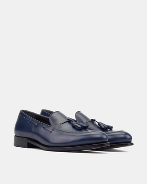 Thomas Navy Tassel Loafer - 675