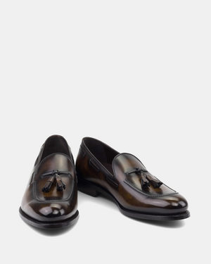 Thomas Tobacco Patina Tassel Loafer - 675