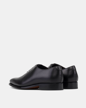 Vincent Black Calf in 722 with Half-Rubber Soles