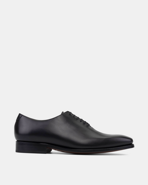 Vincent Black Calf in 722 with Half-Rubber Soles