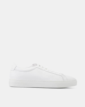 White Low Kick Dress Sneaker