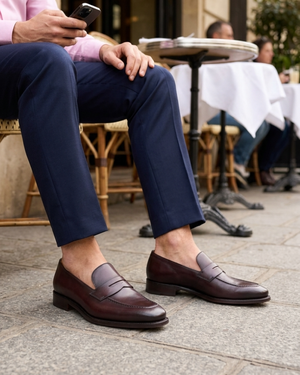 Smith Oxblood with Half-Rubber Soles - 722