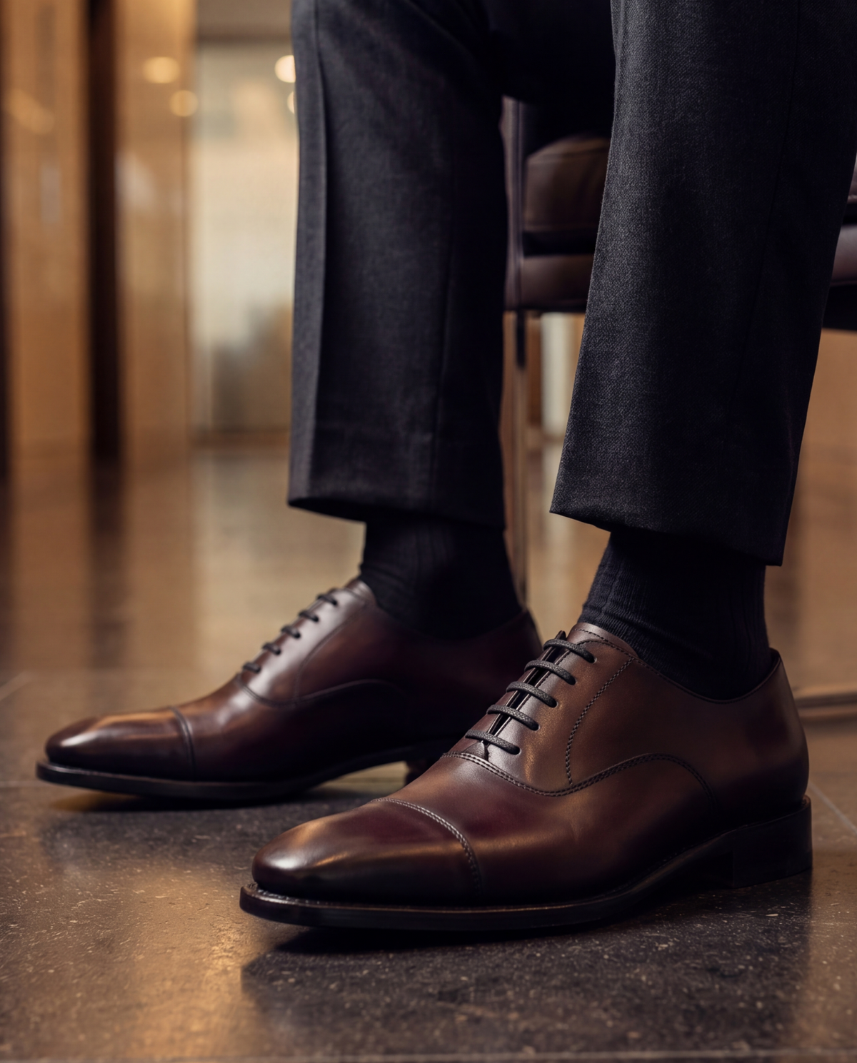 The Ashford Cap Toe Oxfords