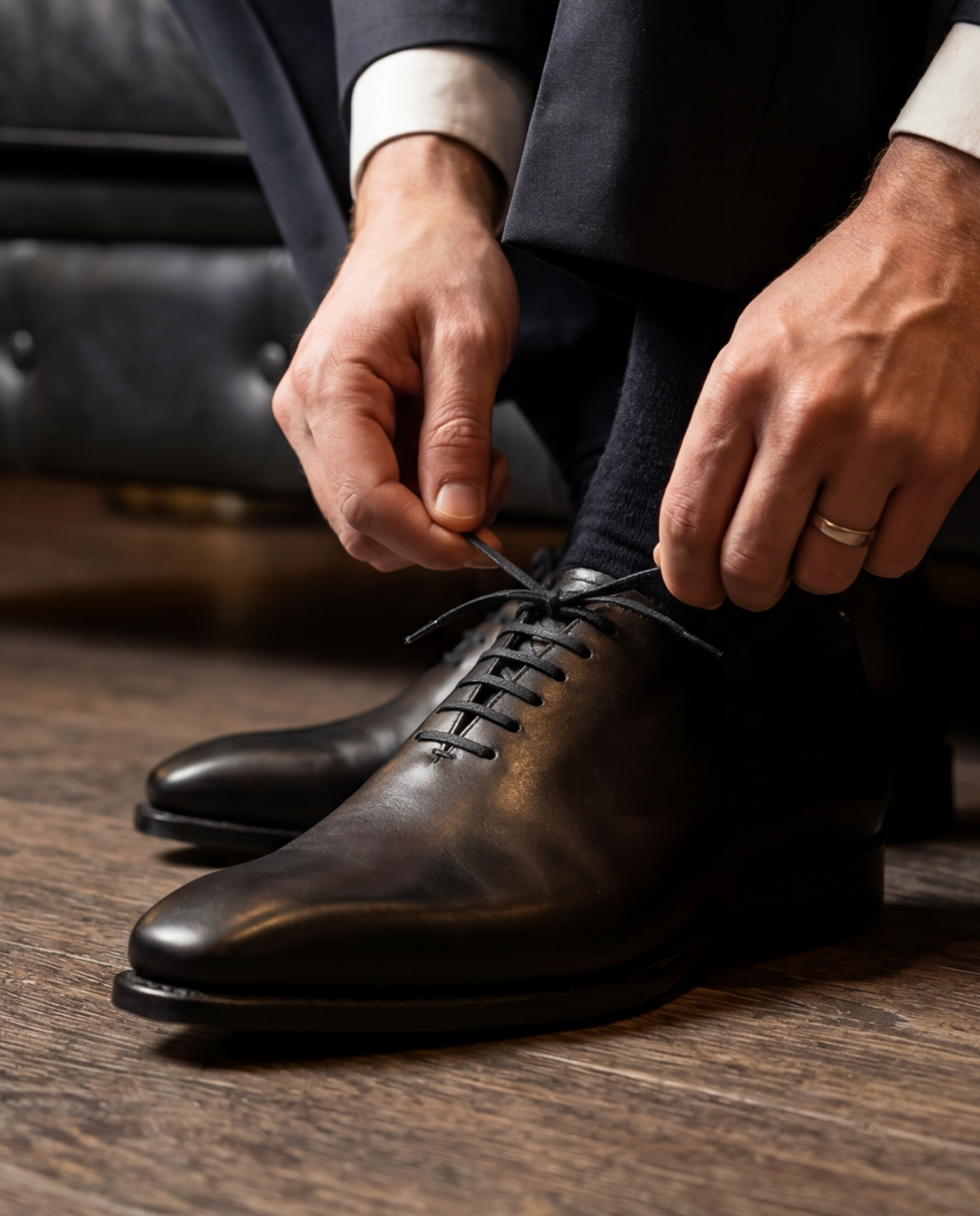Vincent Wholecut Oxfords