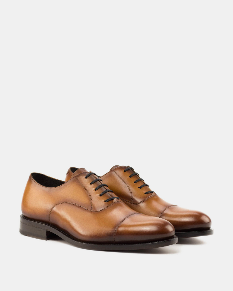 Ricardo Tobacco Calf Cap Toe Oxford
