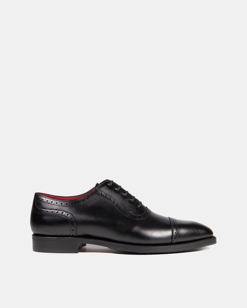 [SALE] - Black Brogue Oxford with Rubber Half Soles