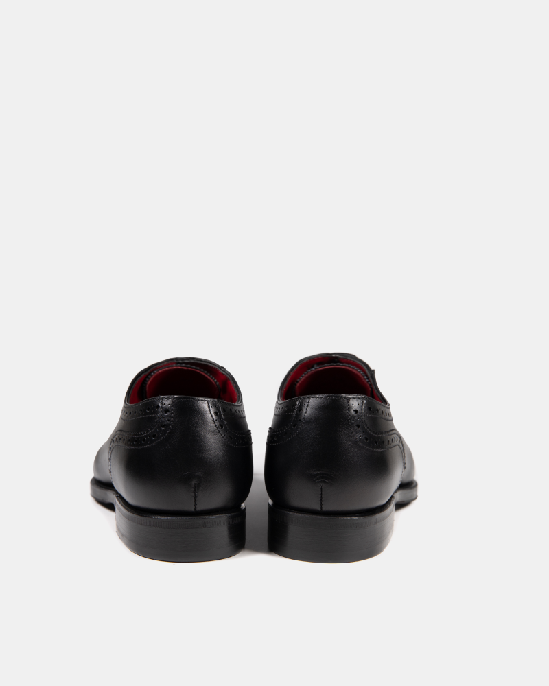 [SALE] - Black Brogue Oxford with Rubber Half Soles