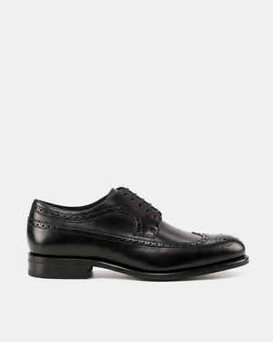 Alex Black Calf Wingtip Derby - 675