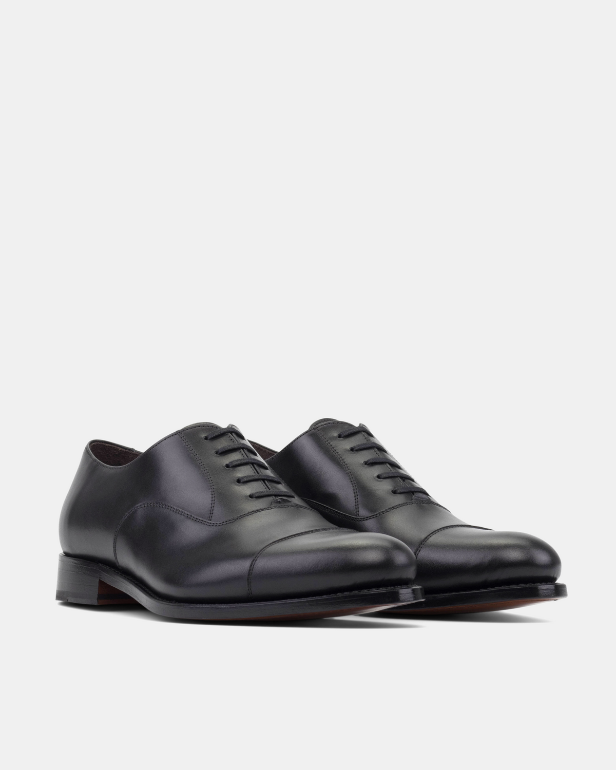 Ashford Black Cap Toe Oxford - 675
