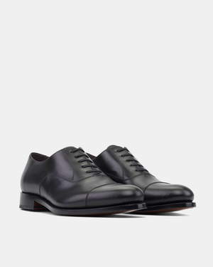 Ashford Black Cap Toe Oxford - 675