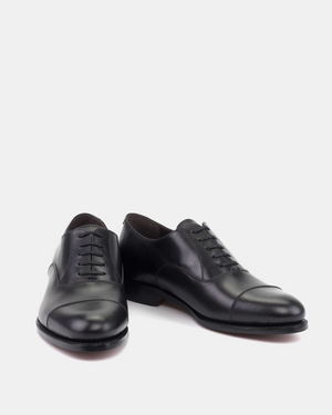 Ashford Black Cap Toe Oxford - 675