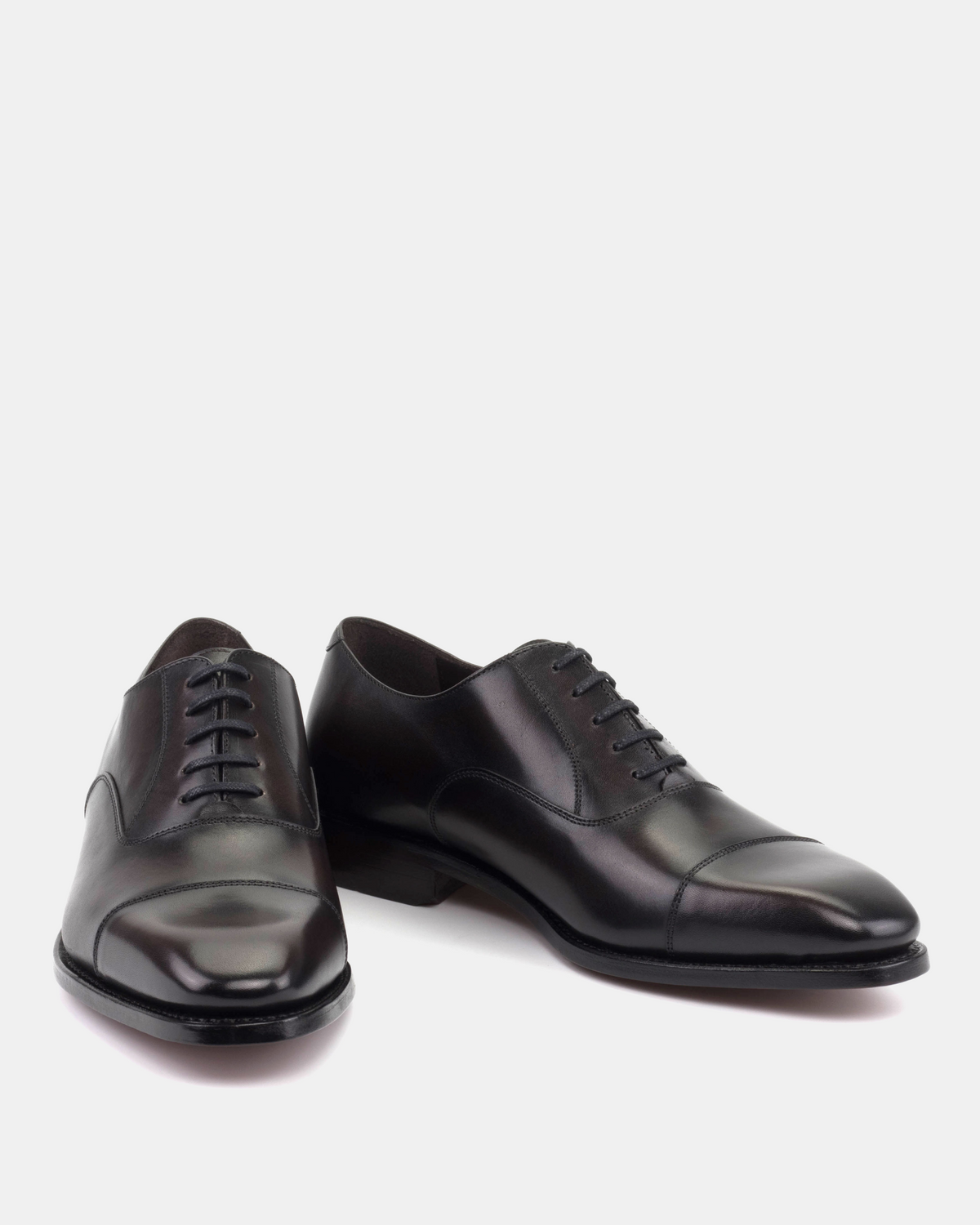 Ashford Black Cap Toe Oxford - 722